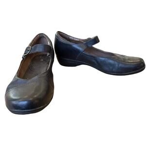 Dansko Fawna Mary Janes Comfort Shoes 7 US 37‎ EU Blue Minimalist Preppy Nurse